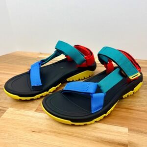 Teva Original Universal Sandals Multi Color Blue Teal Red Yellow Size‎ 6